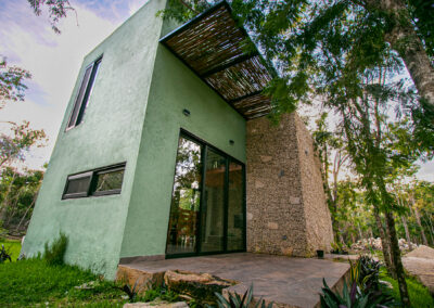 Villa Violeta, lugar de hospedaje Cozumel, jardin, Cozumel
