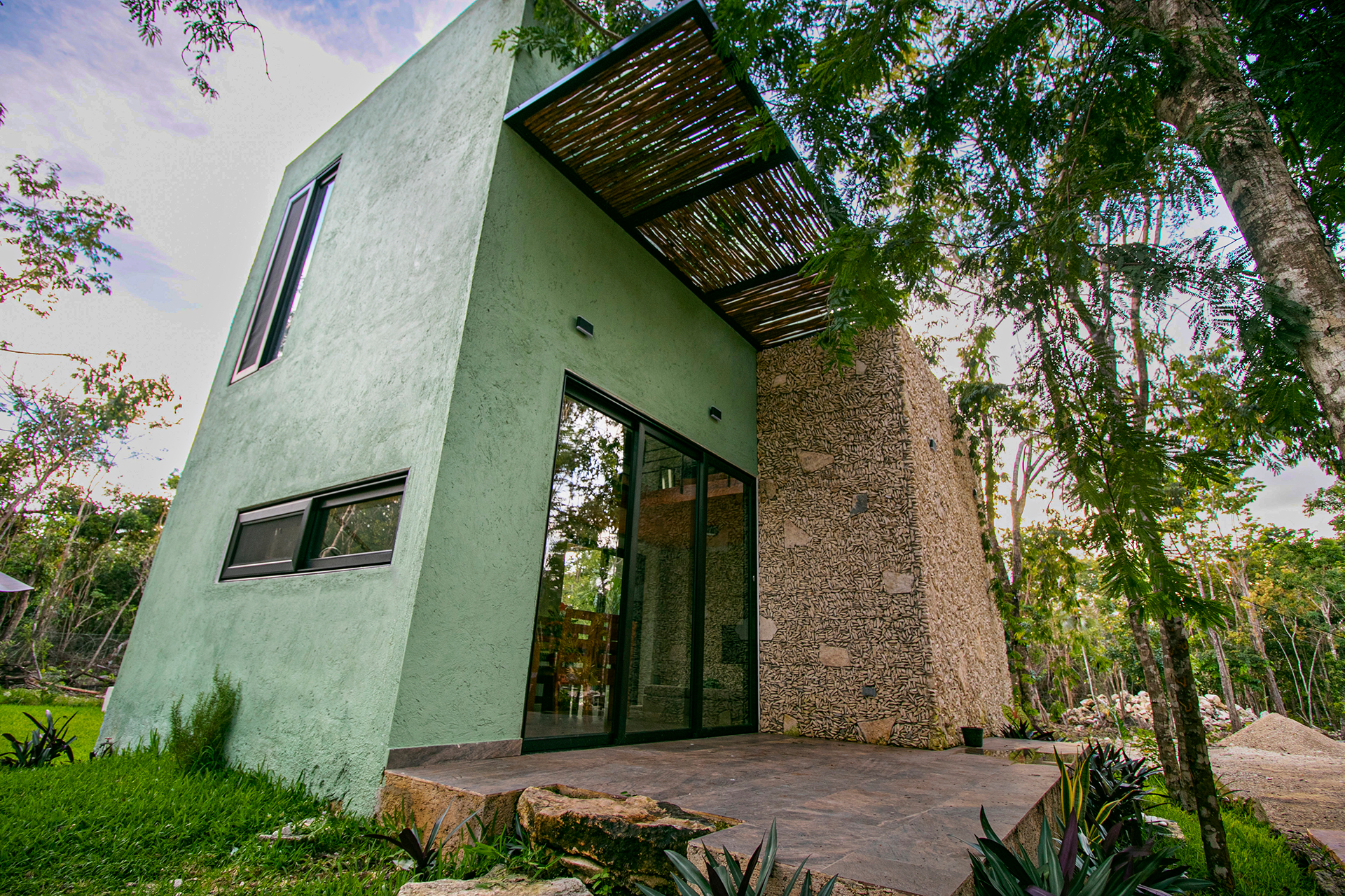 Villa Violeta, lugar de hospedaje Cozumel, jardin, Cozumel