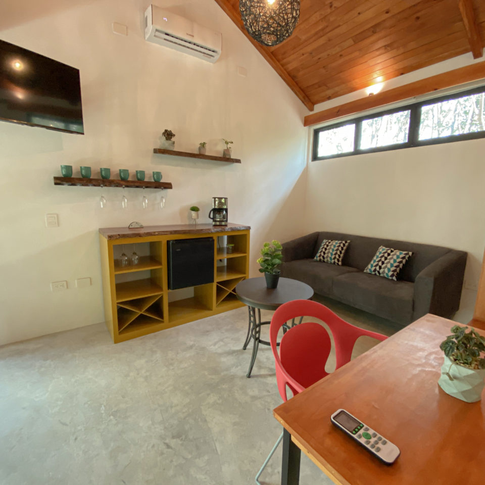 Villa Venado, inside, room, accommodation in Cozumel, sofa, details, tv