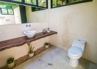 Villa Venado, accommodation, bathroom, mirror, sink, nature, Cozumel
