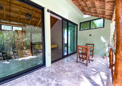 Villa Venado, exterior, alojamiento en Cozumel, naturaleza, sillas, balcón, rústico, Cozumel