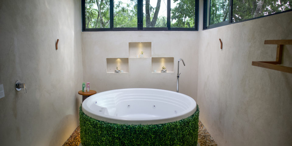 Villas Cozumel - Bathroom, Tortuga Villa, accommodation, jacuzzi