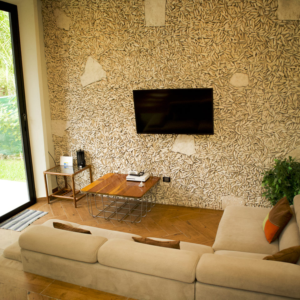 Villas Cozumel - Living Room Violeta Villa, sofa, accommodation, tv, xbox