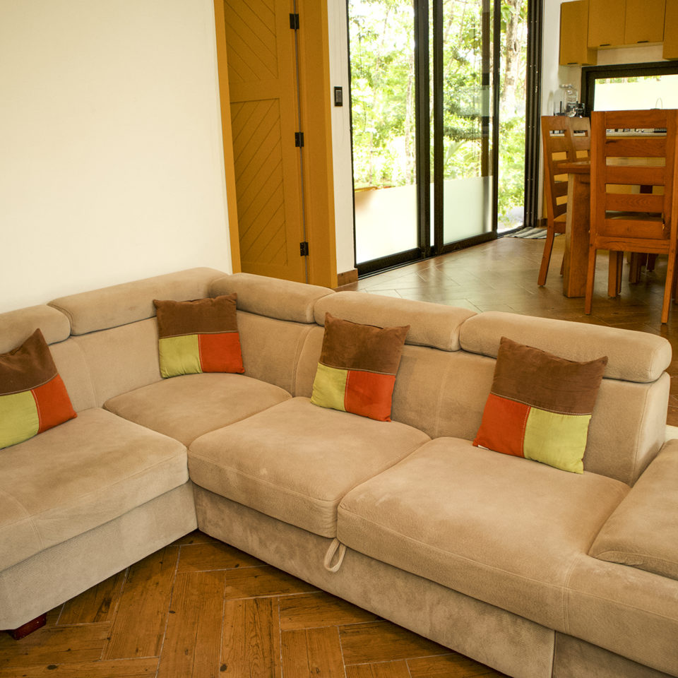 Villas Cozumel - Living room Violeta Villa, sofa, accommodation, tv, xbox